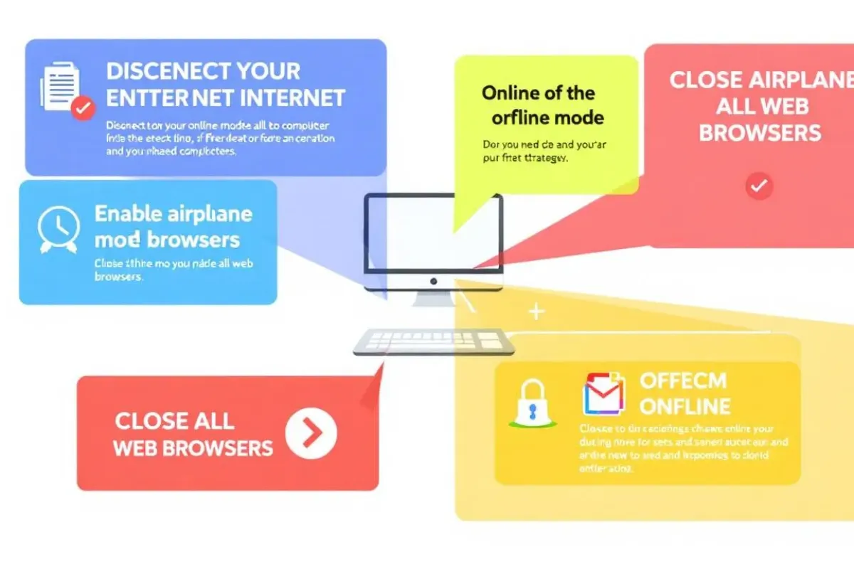 Werken Offline op een PC: Essentiële Strategieën en Tips